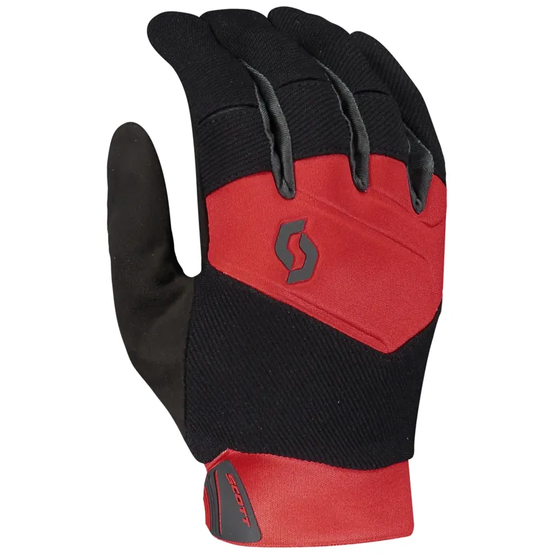 Scott Enduro LF Gloves in Red 