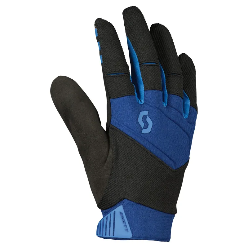 Scott Enduro LF Gloves in Midnight Blue/Grey Blue