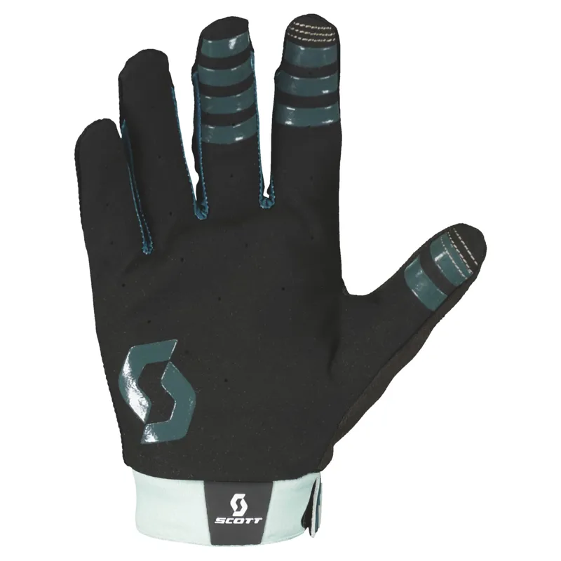 Scott Enduro LF Gloves in Mineral Green/Black-1