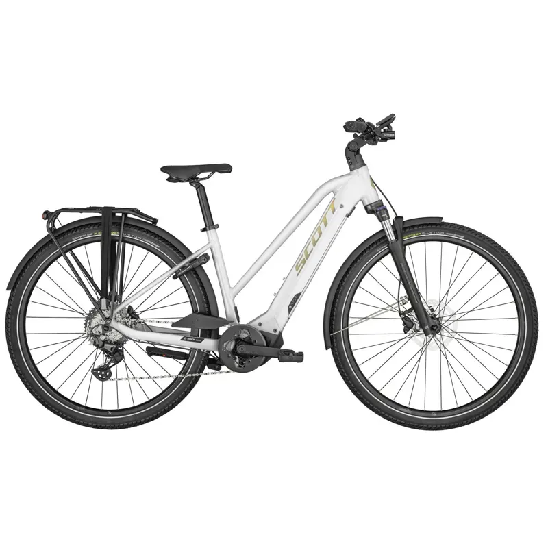 Scott Sub Sport eRIDE 20 Womens Electric Hybrid Bike in White