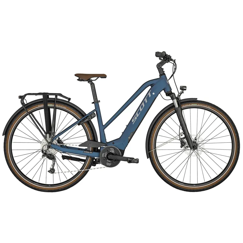 Scott Sub Active eRIDE 20 Women's Electric Hybrid Bike in Blue