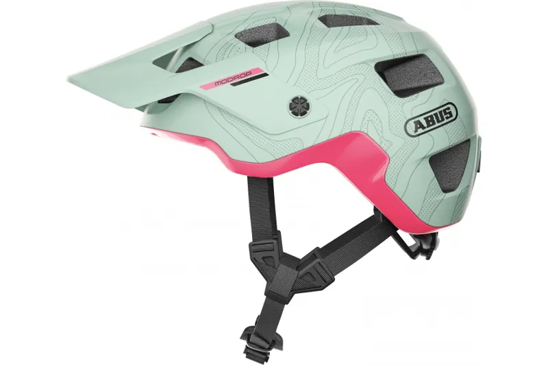 Abus Modrop Mountain Bike Helmet in Mint Green