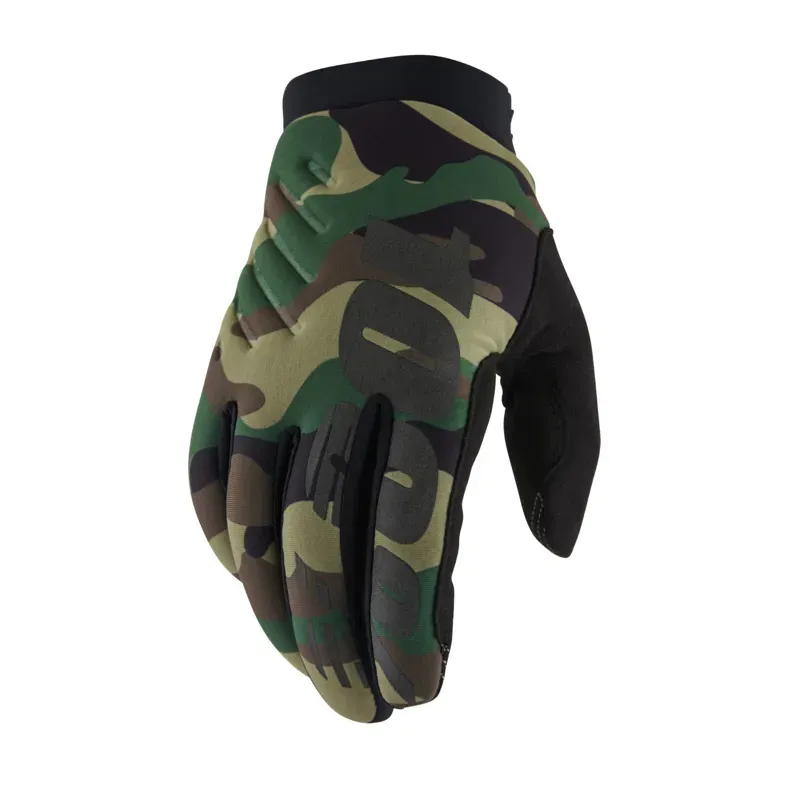 100% Brisker Cold Weather Glove Camo/ Black