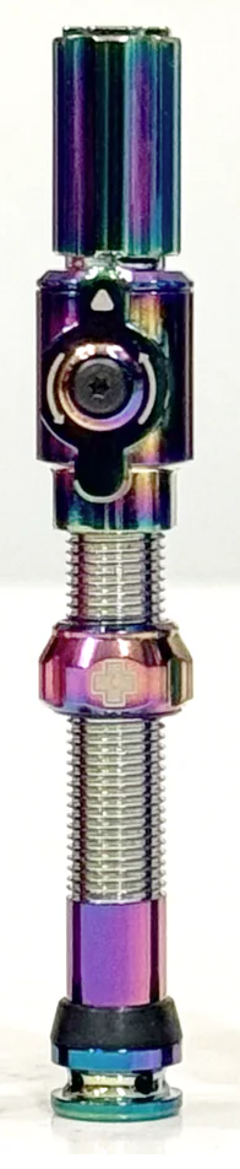 Muc-Off Big Bore Lite Small 65mm Presta Valve Pair in Iridescent