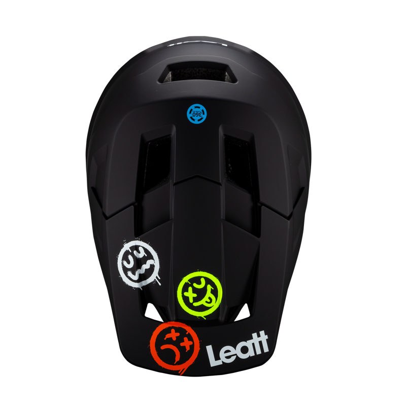 Leatt Gravity 1.0 MTB Jr. Helmet in Black-4