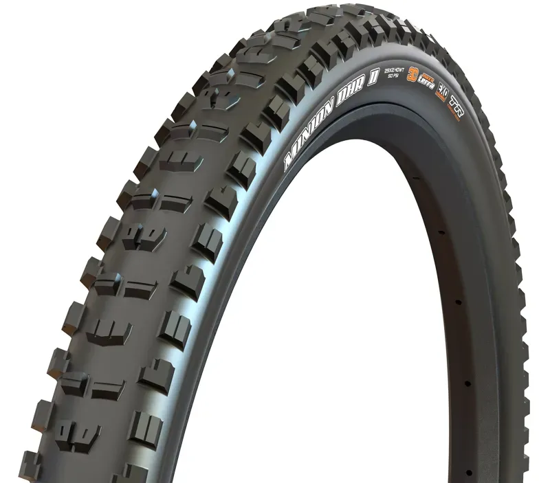Maxxis Minion DHR II Folding 3C EXO+ TR 2-inch Tyre in Black
