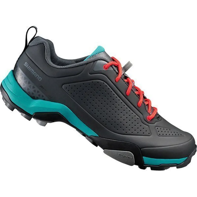 Shimano MT300W SPD womens shoes black-green