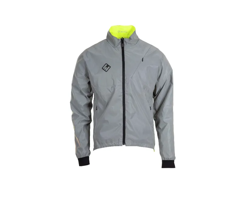 ETC Arid Verso Rain Jacket in Silver/Yellow