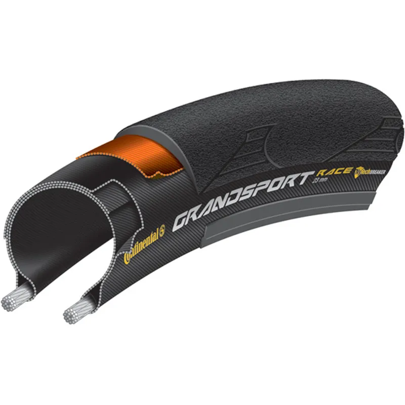 Continental Grand Sport Tyre in Black 700c x 25mm