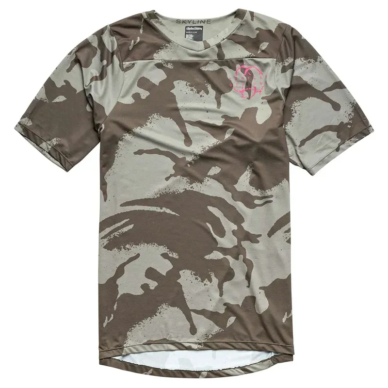 Troy Lee Designs Skyline Short Sleeve Jersey / Shadow Camo - Olive