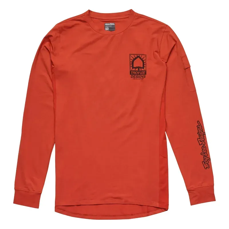 Troy Lee Designs Ruckus Long Sleeve Ride Jersey / Create To Destroy - Brick