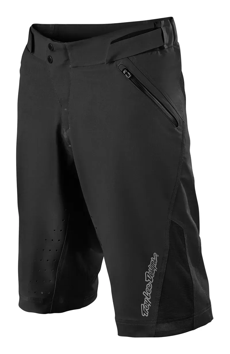Troy Lee Designs Ruckus Shorts - Shell Only / Solid - Black 28